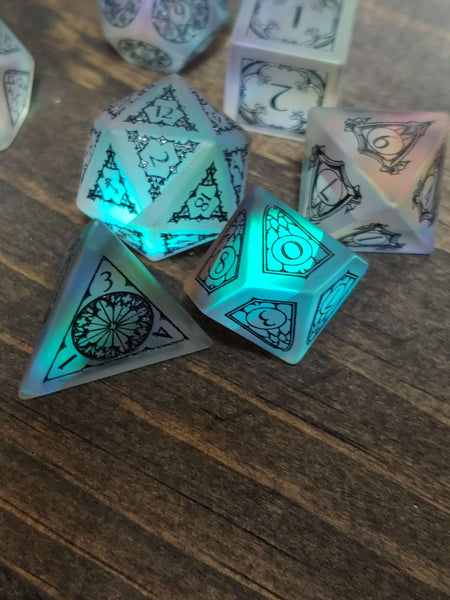 Cathedral Window Dice Set