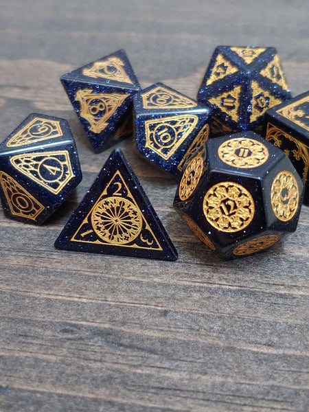 Cathedral Window Dice Set