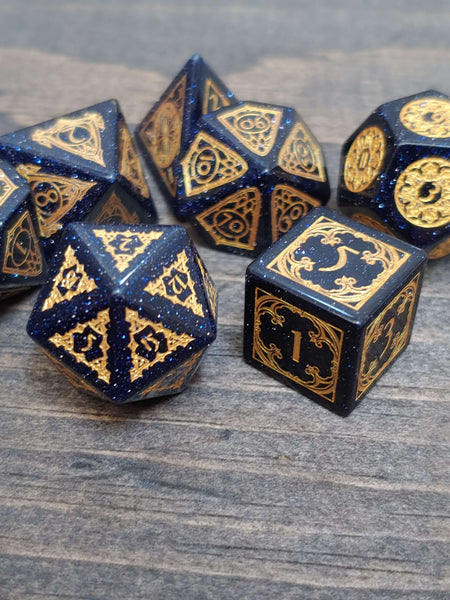 Cathedral Window Dice Set