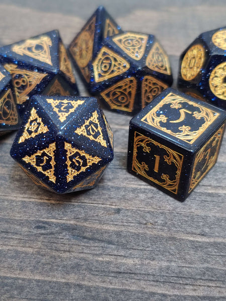 Cathedral Window Dice Set