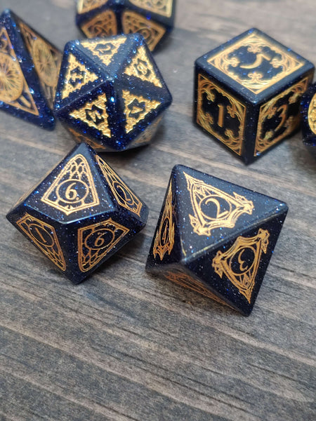 Cathedral Window Dice Set