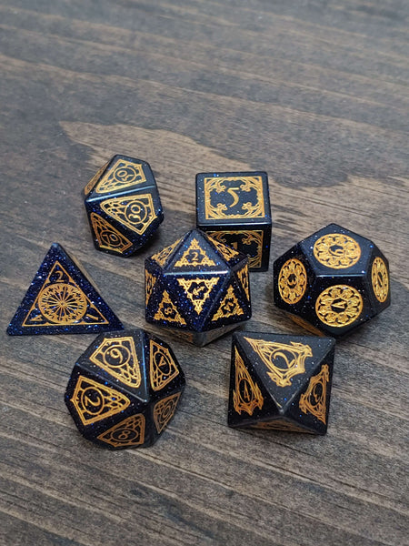 Cathedral Window Dice Set